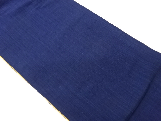 手織り紬無地リバーシブル袋帯